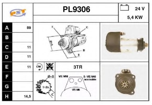 SNRA PL9306 Starter
